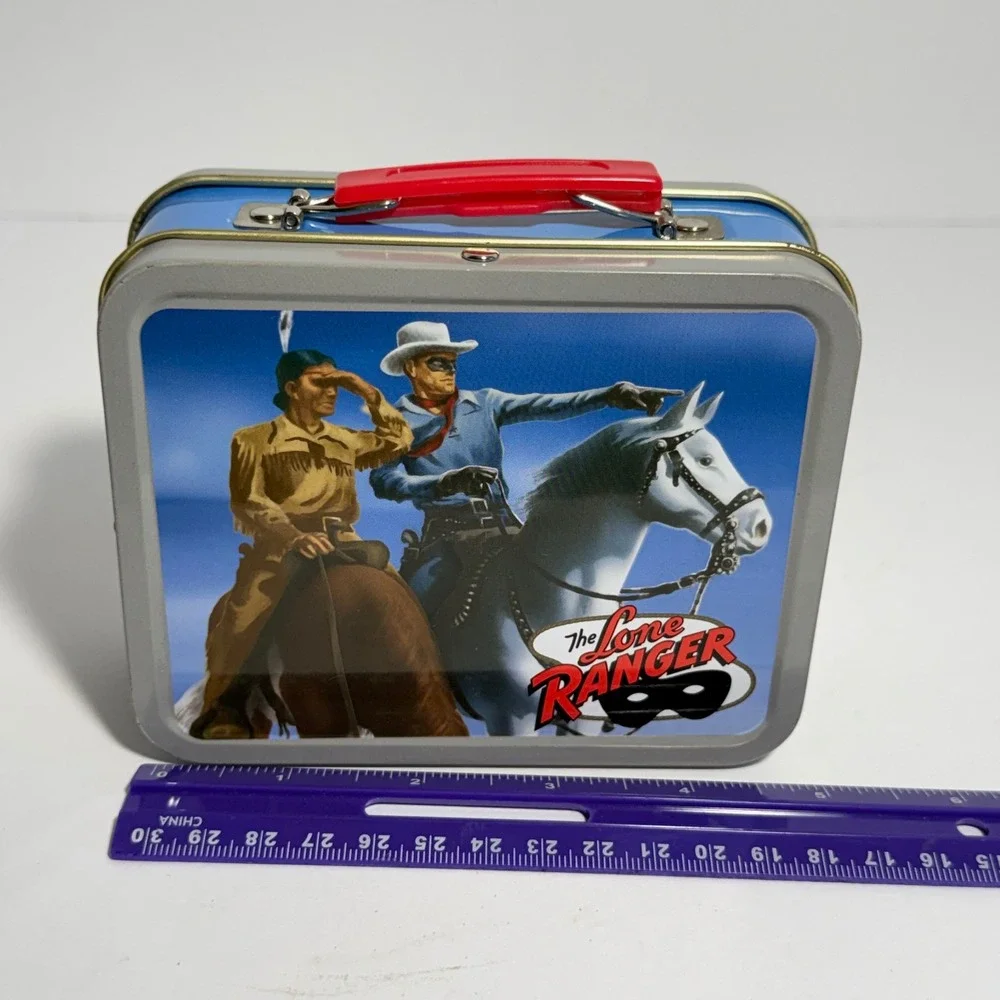 2001 Cheerios 60th Anniversary Lone Ranger Commemorative Mini Lunch Box Tin